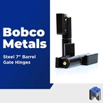 7" Heavy Duty Weldable Barrel Gate Hinges 2 Pieces. Fixed Price $43.99.