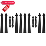 Winsoon For Cars Magnetic Decorative Garage Door Hardware 2PACKS, Black. Fixed Price $47.99.