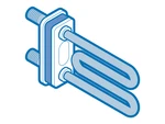 Samsung DG61-01970A Spring Heater Oven NE63T 1/2" Stainless Steel Element. Fixed Price $43.59.