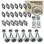 Replace Worn Garage Door Hardware - Complete Roller Hinge Bracket Kit. Fixed Price $74.99.