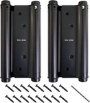 6" Black Cafe Saloon Door Spring Hinges 2 Pack, Self-closing Double Action. Fixed Price $61.99.