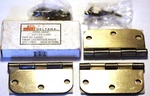 Deltana Steel Door Hinges 3.5X3.5X5/8R Antique Brass #S35R55 Rounded Corners. Fixed Price $9.99.