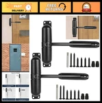 2 Pack Adjustable Automatic Door Closers 4-1/4" Self-closing Hinges For Home Use. Fixed Price $49.99.