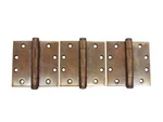 Set Of 3 Lawrence 4.5 X In. Ball Bearing Brass Butt Door Hinges. Fixed Price $55.00.