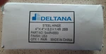 Deltana S44R4BB3 4X4X2.3 Ball Bearing 1/4" Rd Corners Mortise Hinge Brass 8 Pair. Fixed Price $20.00.