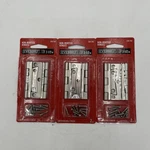 Lot Of 3, Pack Everbilt 2-1/2 Satin Nickel Non-mortise Hinges 259 792. Fixed Price $14.99.