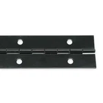 Piano Hinge, Steel, Full Surface Mounting, 3/4 Leaf W X 72 H, Black. Fixed Price $70.57.