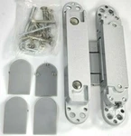 Hlm Optimo 6 Inch Invisible 180 Concealed Hinge, Zinc Alloy, Gray. Fixed Price $32.99.