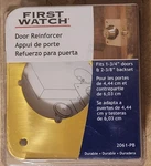 First Watch 2061-PB 1-3/4" Door Reinforcer Repair 4.5" Polished Solid Brass. Fixed Price $7.16.