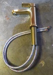 Ultra Dean Single-hole Single-handle Lavatory Replce Sink Faucet Brush Gold Bath. Fixed Price $29.95.