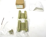 Bommer Double Acting Spring Hinge #3023 Box Of Polished Brass Finish New. Fixed Price $74.94.