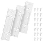 Banlin 3PACK Storm Door Hinge White Aluminum 1/8 Inch Grooved Center. Fixed Price $18.14.