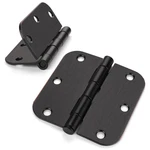 Haidms 48 Pack Oil Rubbed Bronze Door Hinges 3.5 Inch Brushed Interior. Fixed Price $89.64.