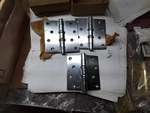 (3) Stanley Bb 184 Brass Satin Chromium Plated Ball Bearing Butts Nib Made Inusa. Fixed Price $30.00.
