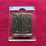 Nip Brainerd 4 Solid Brass Door Hinge Satin Nickel & Screws #33001 Vintage. Fixed Price $12.50.