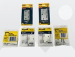 Stanley Galvanized / Steel - Zinc Utility Hinges 3", 3.5", 4" Six To Choose From. Fixed Price $14.88.