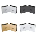 135 Wall Mount Glass To Shower Door Clamp For 5/16"- 11/16" Thick. Fixed Price $33.50.