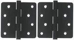 Deltana DSB4R410B-RZ Zig Zag Solid Brass X 1/4-INCH Radius Hinge. Fixed Price $25.95.