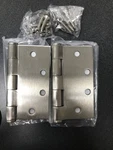 Emtek 92015 4.5" X Plain Bearing Hinge - Pair, Nickel Satin. Fixed Price $17.43.