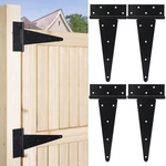 12 Inch T-strap Gate Hinges, Heavy Duty Shed Barn Door Black Tee Hing.... Fixed Price $46.48.