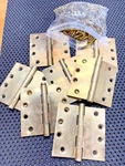 Baldwin 1040.003.I 4" Plain Bearing Square Corner Mortise Door Hinge Brass. Fixed Price $24.99.