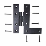 Offset H-l Cabinet Hinge Black Iron Right 4 "h. Fixed Price $15.99.