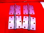 ( 2-PK ) Hager Satin Nickel Steel Door Hinge 3.5" 1/4 Radius Corner # 1279. Fixed Price $6.95.
