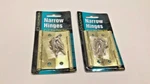 Ultra Hardware 35534 Narrow Hinges 3" X 2" Brass Plated Steel (pack Of 2). Fixed Price $14.99.