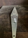Nos National Hardware N127-878 Heavy Duty Strap Hinge 10 Zinc Plated. Fixed Price $24.95.