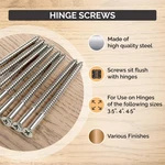 24 Pcs Oil Rubbed Bronze Hinge Screws 10 X 1/2 Inch Commercial Door. Fixed Price $26.12.
