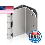 Haidms 6PK 3.5" Satin Nickel Offset Swing Door Hinges 5/8" Radius. Fixed Price $87.34.