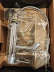 New Ultra Faucets UF36500 Chrome Euro One Handle Vessel Lavatory. Fixed Price $44.95.
