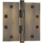 Baldwin 1046050I Square Ball Bearing Mortise Hinge, Antique Brass. Fixed Price $56.00.