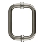 Crl BM6X6BSC Brushed Satin Chrome 6" Series Tubular Back-to-back Pull Handle. Fixed Price $59.71.