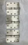 Merit Metal 3 Ball Bearing Hinges 4.5 X Button Finials. Fixed Price $200.00.
