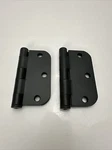 Emtek 9203319 Plain Bearing Steel Hinges 3.5"X US19 Finish Pcs Black. Fixed Price $12.00.