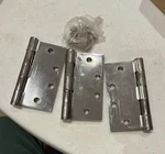 (3- Pack)hager Hinges 4-1/2 X # 008709 Silver. Fixed Price $22.95.