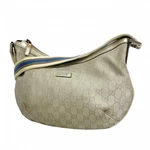 Gucci Shoulder Bag Gg Canvas 181092 Gray Silver Hardware 851425. Fixed Price $284.38.