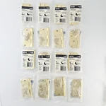 Lot Of 16 Stanley National Hardware 4 Satin Brass Door Hinge SPB512R5/8 Rad. Fixed Price $59.99.