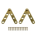 360 Degree Rotatable Door Pivot Hinge 2PCS Golden Brass Ant. Fixed Price $13.59.