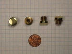 Baldwin #1035.030.ITIP Button Hinge Finial Replacements, Solid Brass,polished. Fixed Price $17.95.