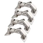 4 Pcs 170 Degree Kitchen Cabinet Door Hinges With 16 Fixing Screws Large. Fixed Price $38.52.