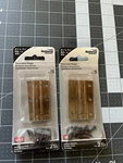 2-PACK Lot National Hardware N211-268 Narrow Hobby Hinge 2-1/2" Antique Brass. Fixed Price $14.62.