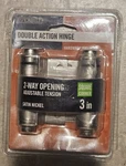 Everbilt 3 In. Square Radius Satin Nickel Double Action Spring Door Hinge. Fixed Price $15.00.