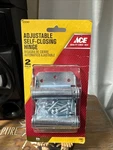 Ace Adjustable Self Closing Hinge Zinc #5292461 Brand New. Fixed Price $14.24.