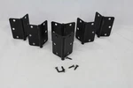 Lot Of Penrod Hinges Flat Black M26559 3.5" - 1/4" Radius Assembled. Fixed Price $25.00.