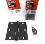 3-1/2" Residential Door Hinges Oil-rubbed Bronze Everbilt 715 867 (2-PACKS). Fixed Price $9.95.
