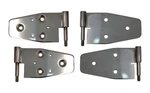 Kentrol 30719 Door Hinge Set Of 4 Pieces Polished For 03-06 Jeep Wrangler Tj. Fixed Price $117.99.