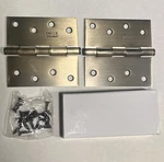 Emtek 910147 Steel Plain Bearing Hinges X4 X2MM Sqcr - Lot Of New. Fixed Price $13.99.