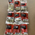 Lot Of 9, Everbilt 3" & 1/4" Radius Satin Brass Finish Door Hinge 237 067. Fixed Price $16.99.
